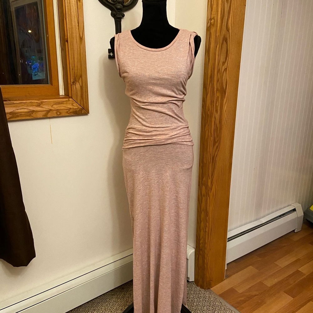 Alternative Earth open back maxi dress